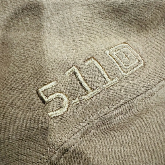 5.11 Tactical Two-Tone Tan and Black Hoodie - Picture 4 of 5